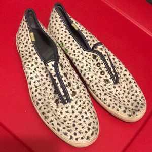 Floral authentic Keds slip ons